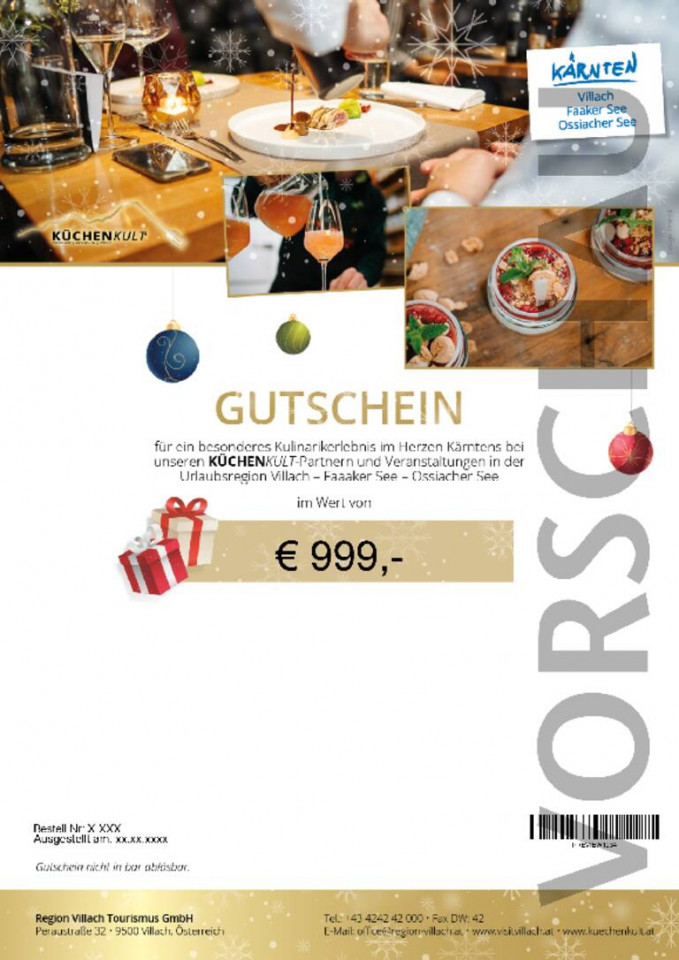 KüchenKult Weihnachtsgutschein - print@home