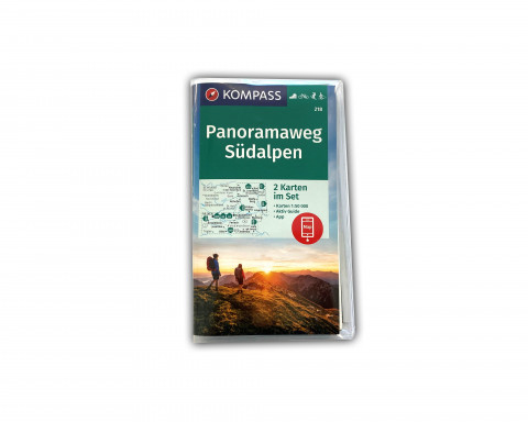 Panoramaweg Südalpen - KOMPASS Wanderkarte 1